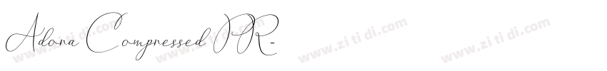 Adora Compressed PR字体转换